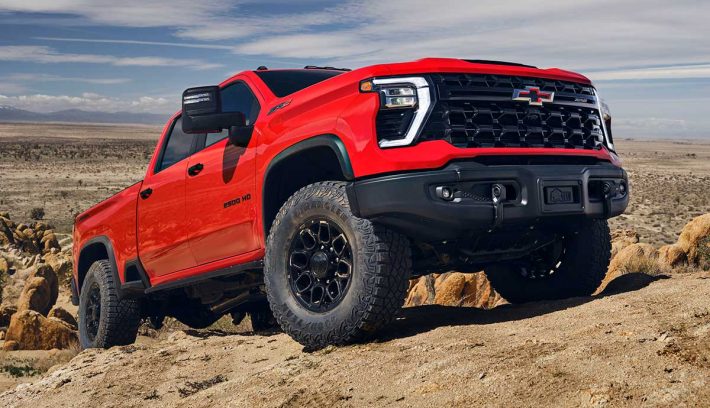 Chevrolet Silverado hd zr2 bison trompa