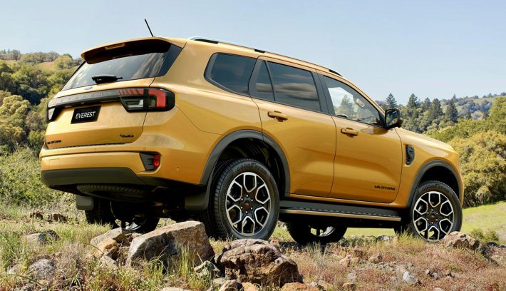Ford Everest Wildtrak trasera