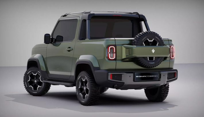 Pick up más pequeña del mundo trasera