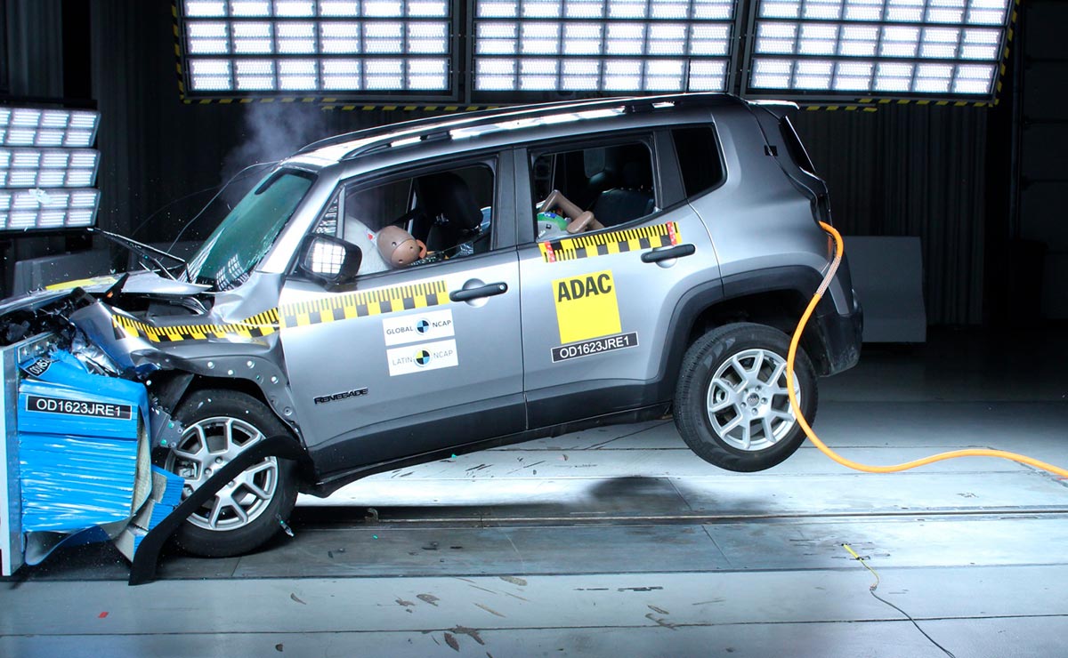 Jeep Renegade pruebas de choque