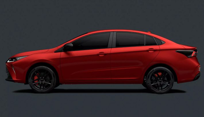 Sedan Chery Omoda O5 perfil