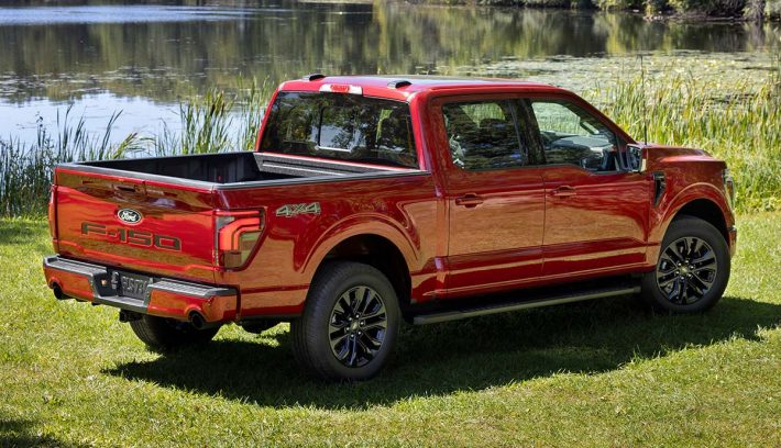 2024 Ford F 150 Lariat trasera