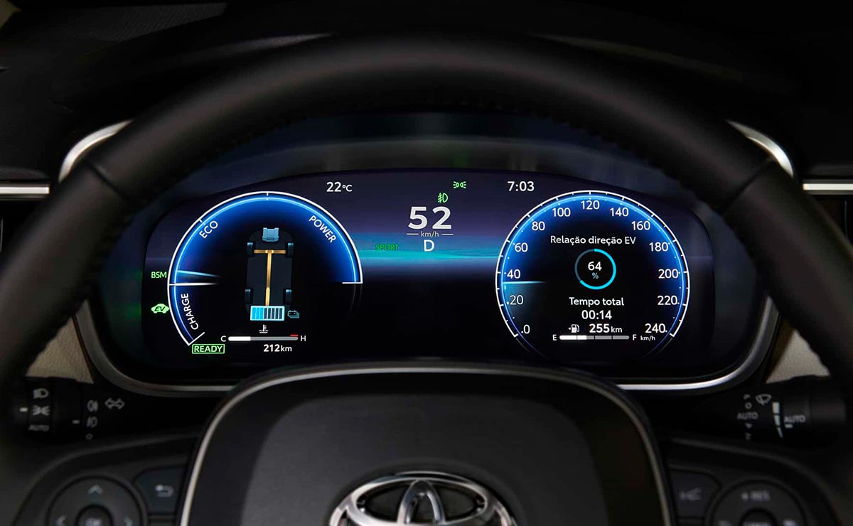 Toyota Corolla 2024 tablero