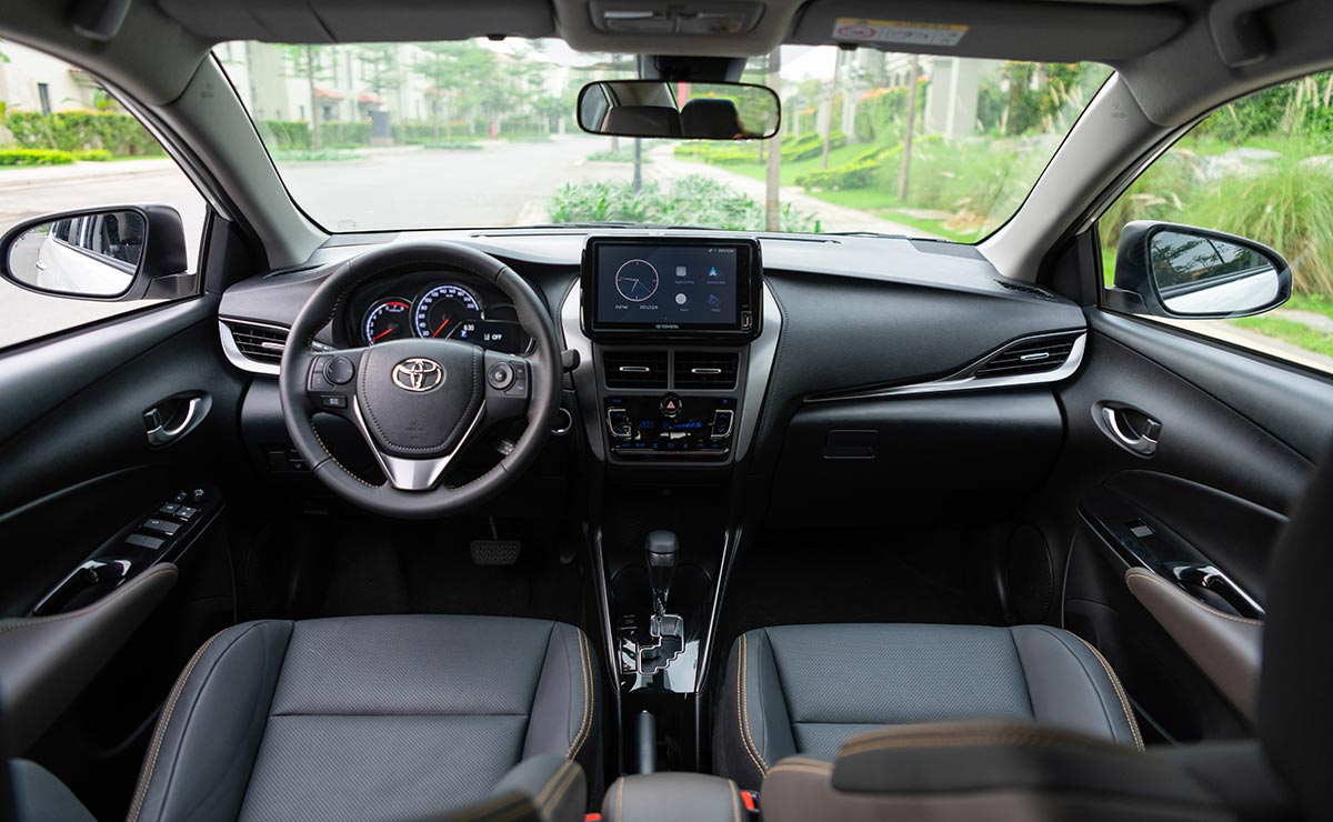 Toyota Yaris sedan interior