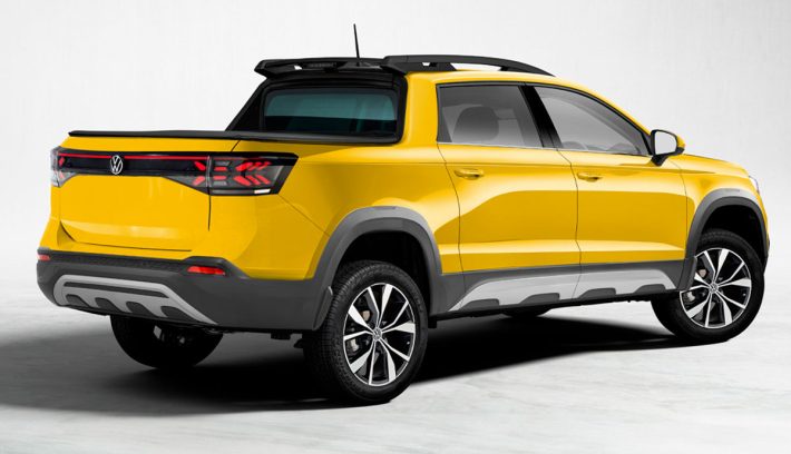 Volkswagen pick up compacta trasera