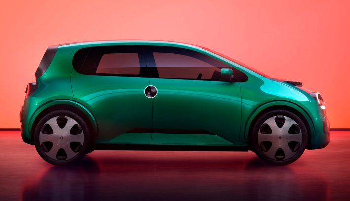 Renault Twingo electrico perfil