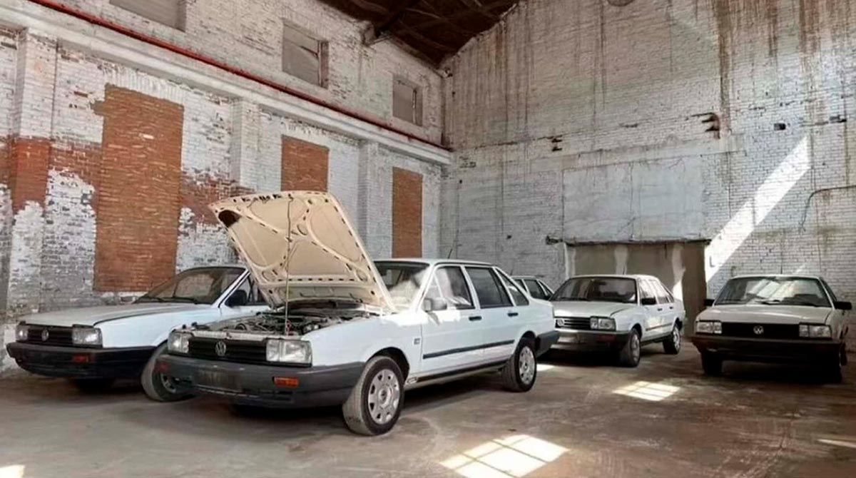 Volkswagen Santana abandonados 1