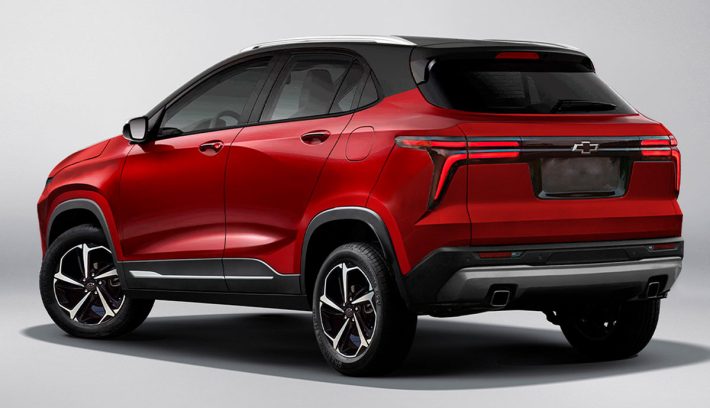 Chevrolet SUV Onix trasera