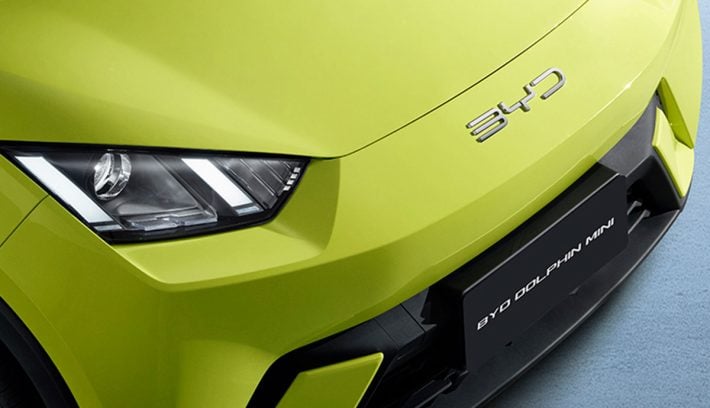 Auto BYD Dolphin Mini teaser