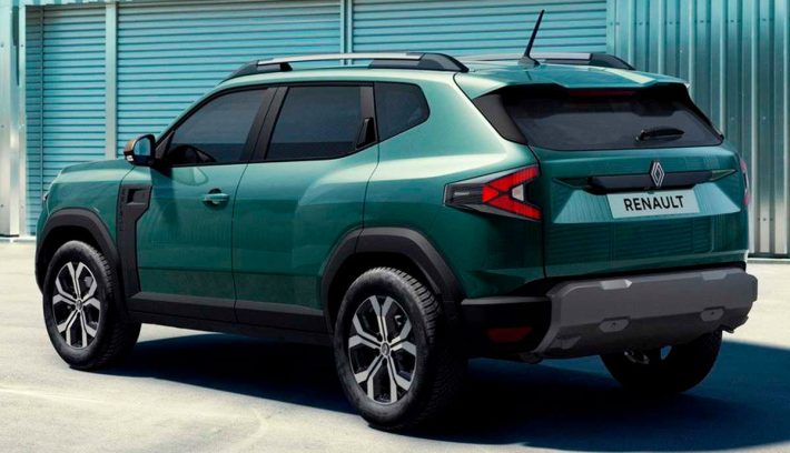 Nueva Duster E Tech Hibrido trasera
