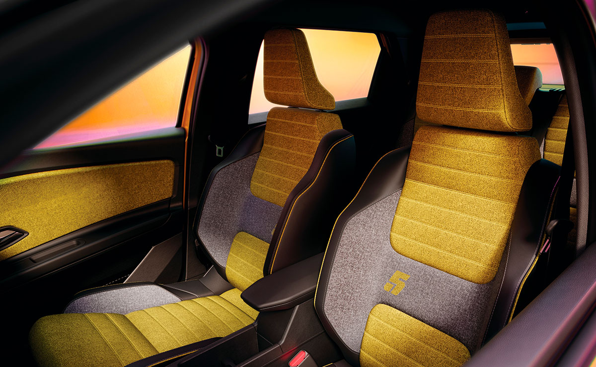 Renault 5 E Tech electric asientos