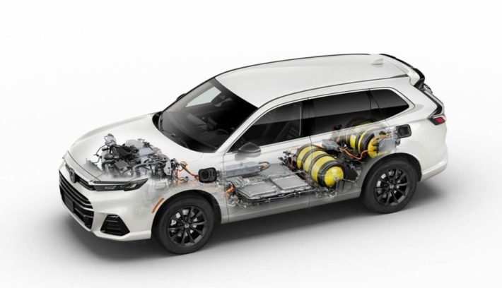 Cómo es el Honda CR-V e FCEV 2025