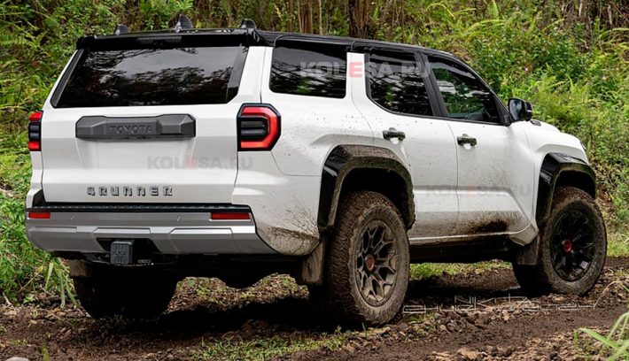 Toyota 4runner render trasera