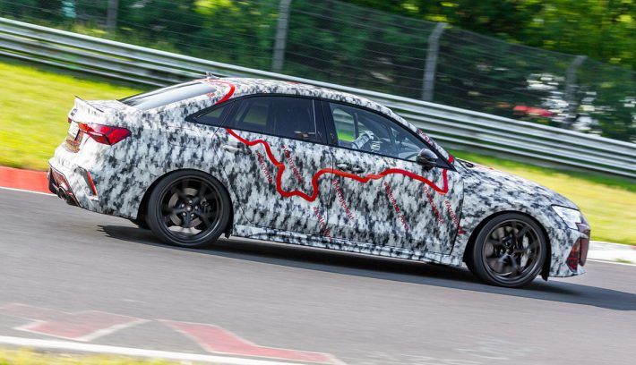 Sedan Audi RS 3 record