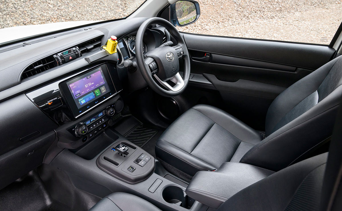 Toyota Hilux hidrogeno interior