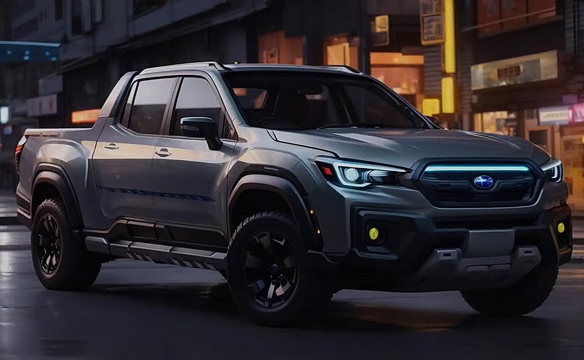 Futurista y deportiva la futura pick up de Subaru