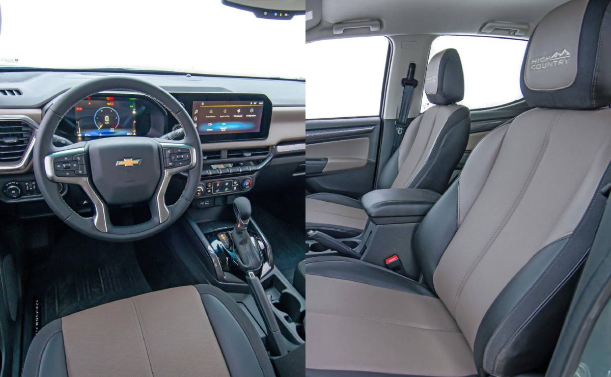 Chevrolet S10 High country 2025 interior