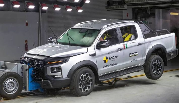 Pick up JAC T9 pruebas de choque