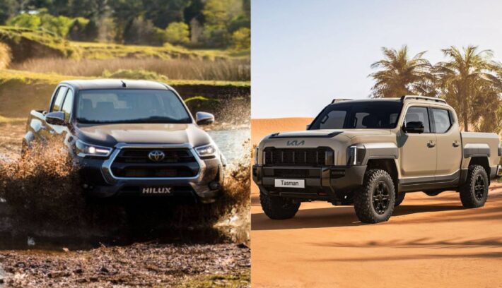 Kia Tasman vs Toyota Hilux