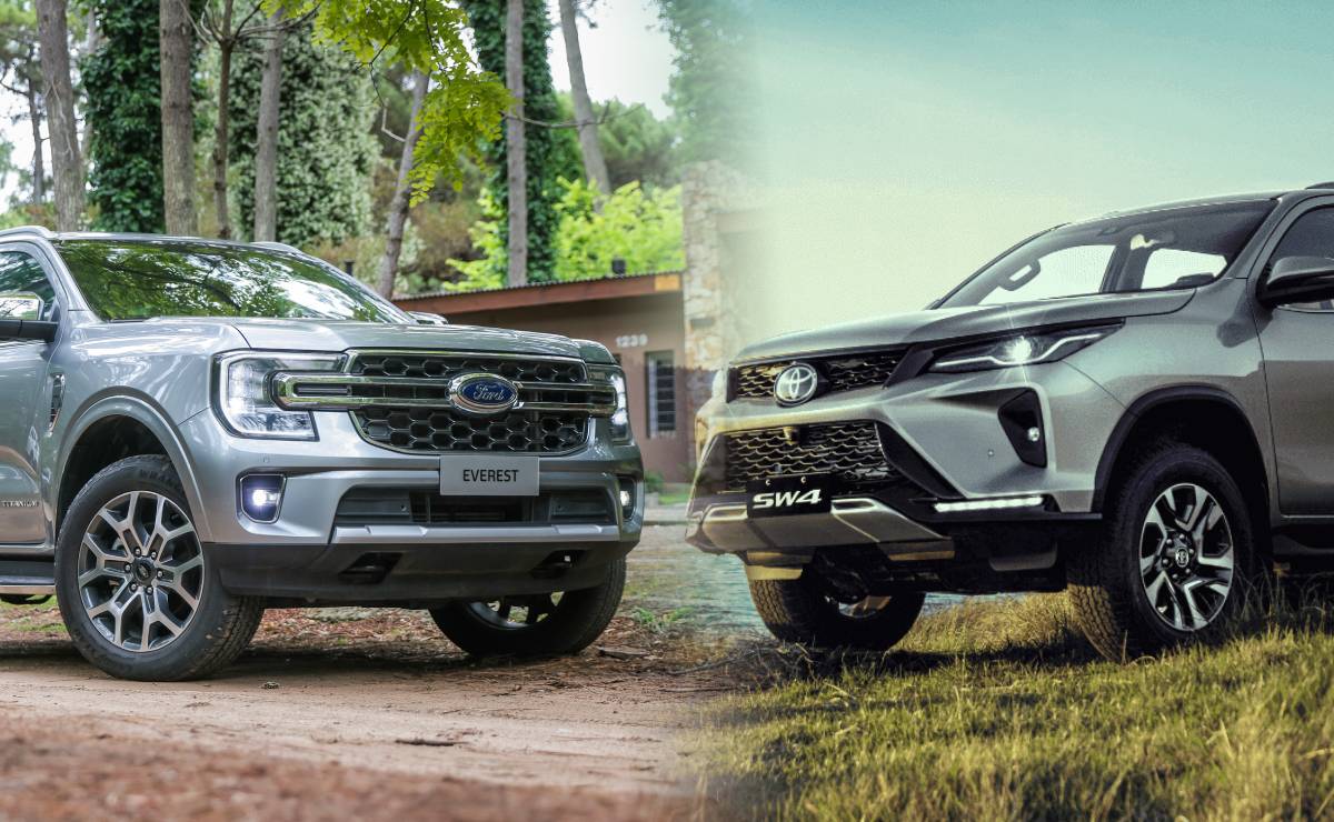 Ford Everest vs Toyota SW4