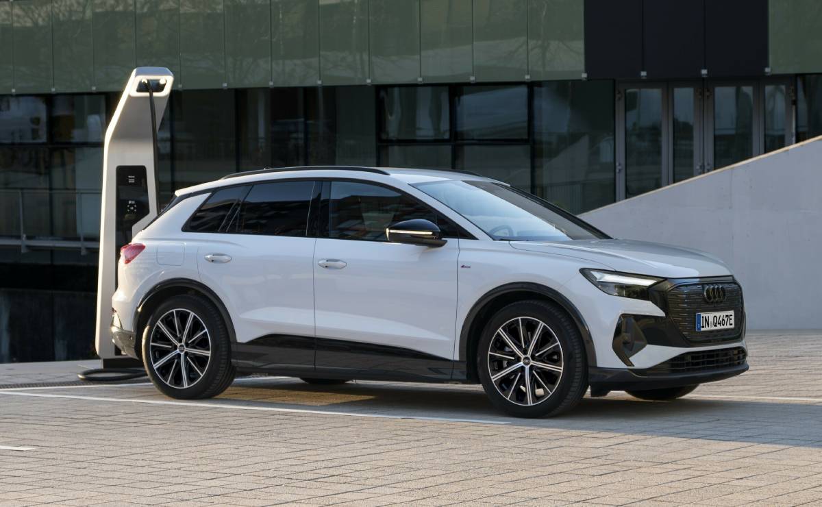 Audi Q4 40 e tron cargando