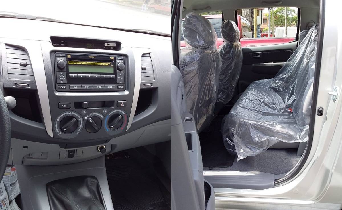 Toyota Hilux 2010 0km interior asientos
