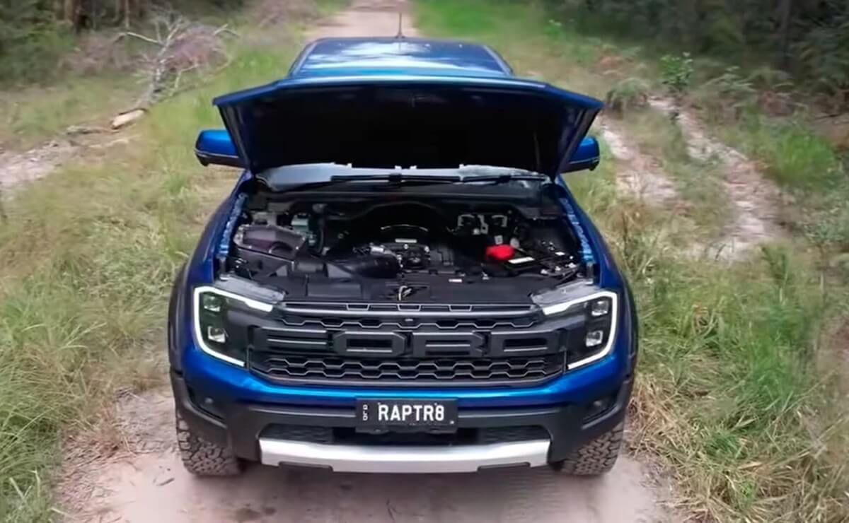 Ford Ranger Raptor V8 llamada RAPTR8