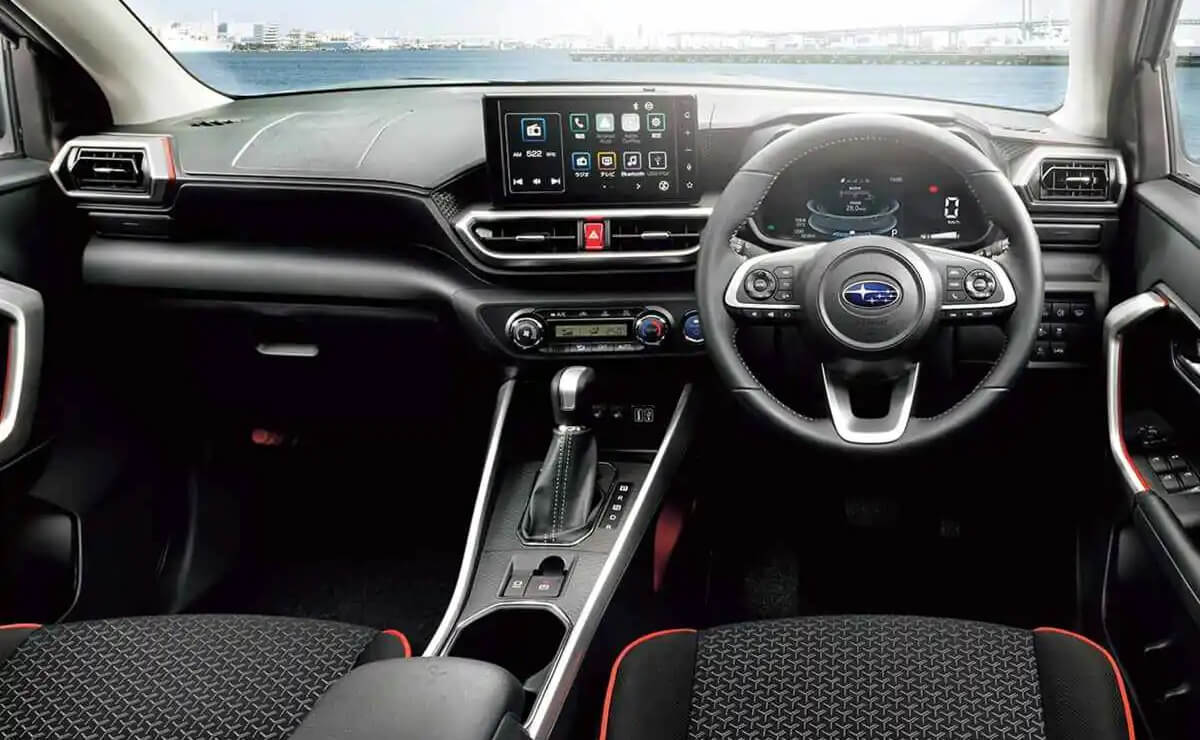 Nuevo modelo de Subaru por dentro