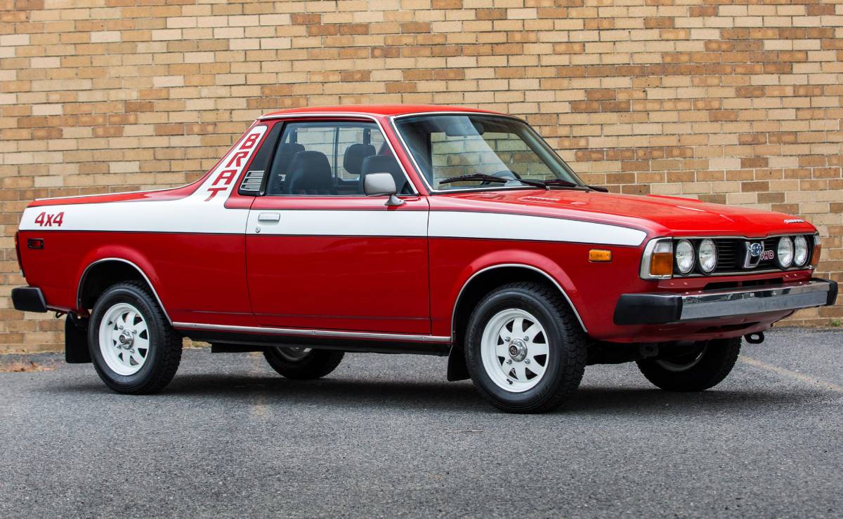Pick up Subaru Brat perfil