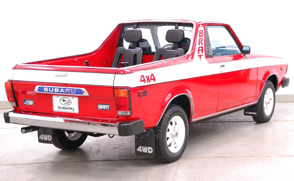 Pick up Subaru Brat trasera