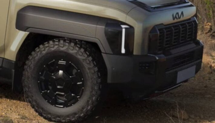 SUV Kia Tasman teaser