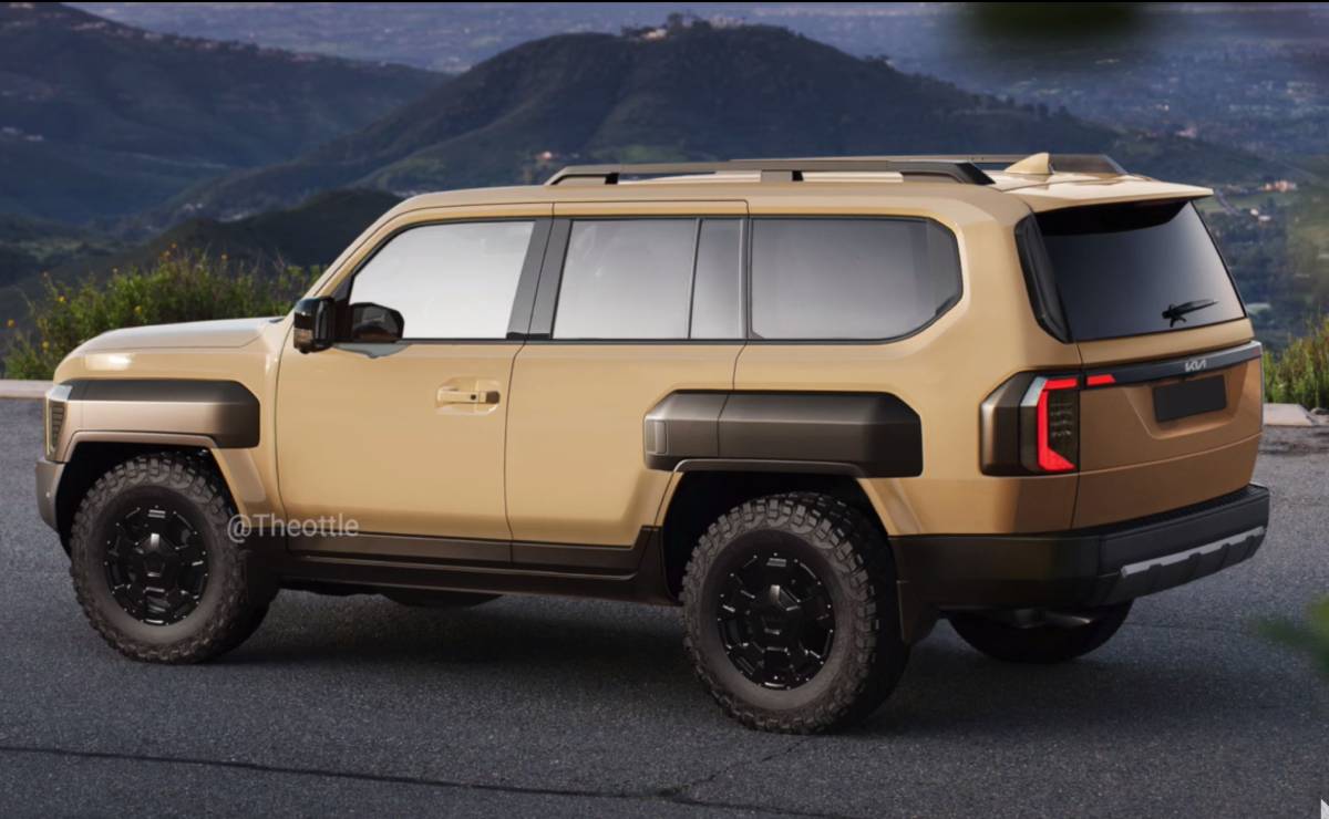 SUV Kia Tasman trasera