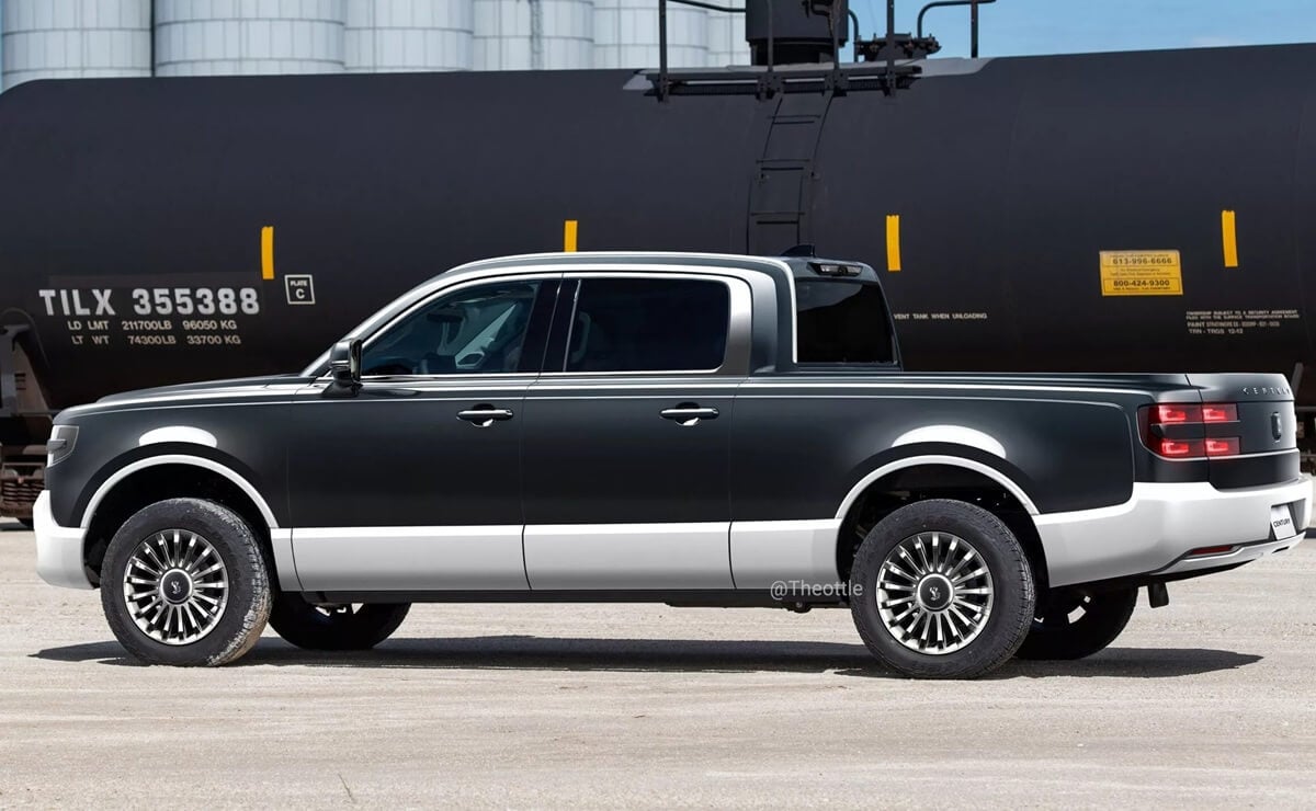 Toyota Century pick up perfil