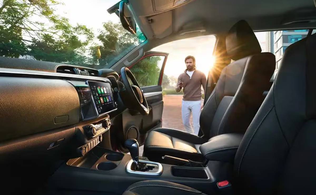 Toyota Hilux Black Edition interior