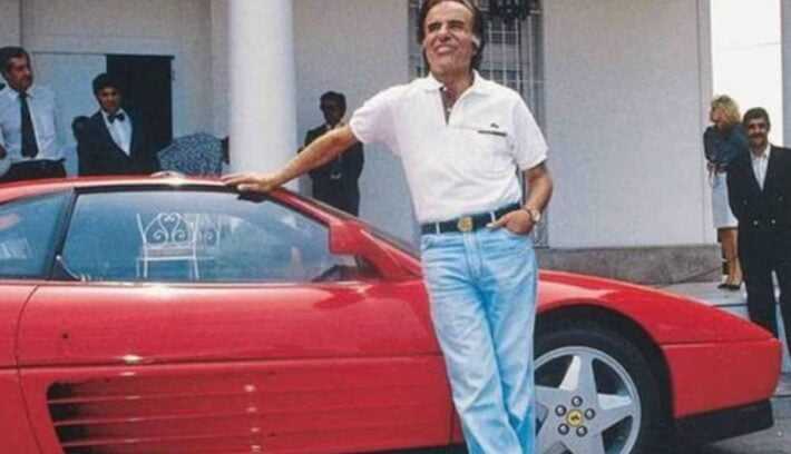 Carlos Menem Ferrari 348 TB