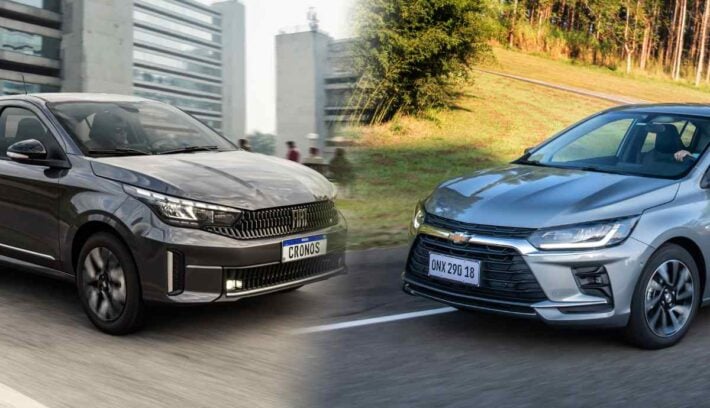 Fiat Cronos vs Chevrolet Onix Plus