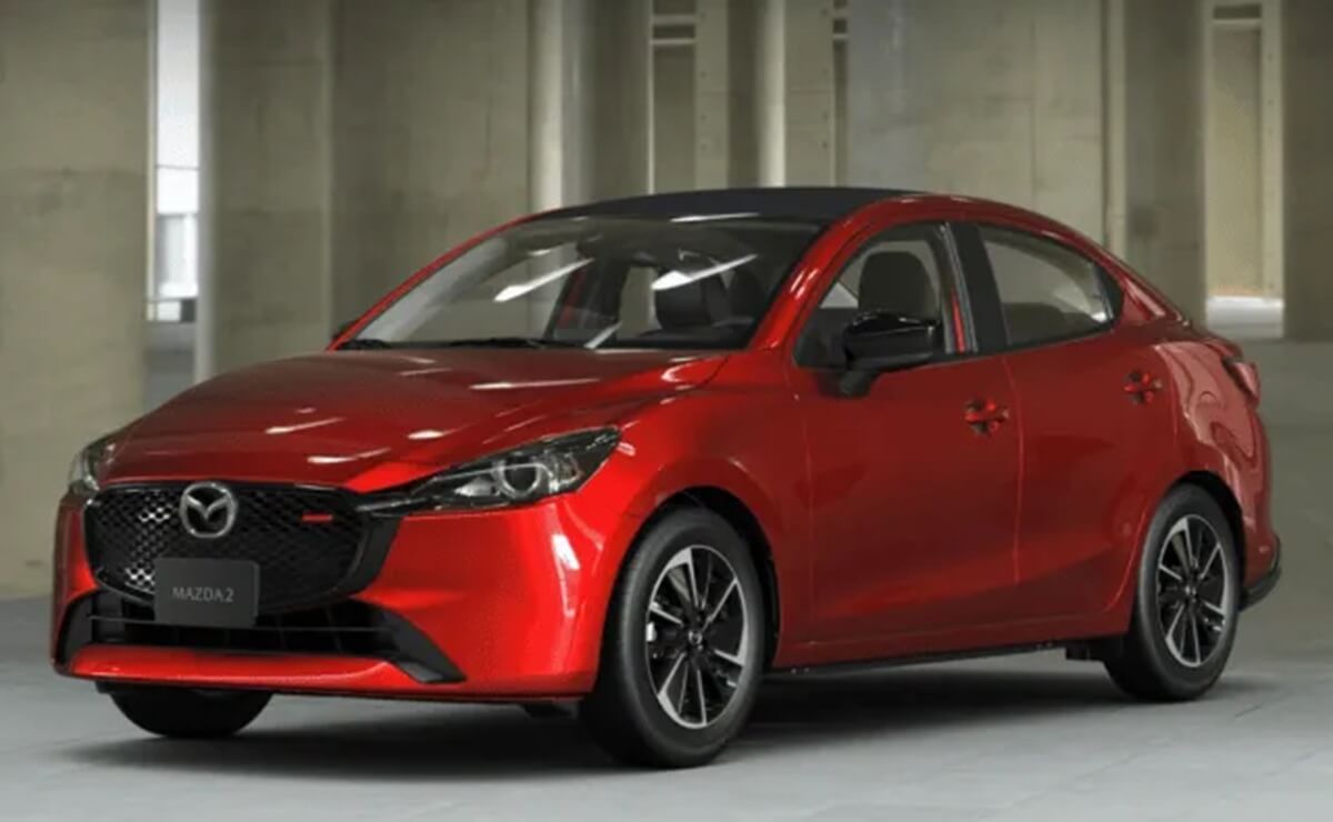 Mazda 2 en su version sedan