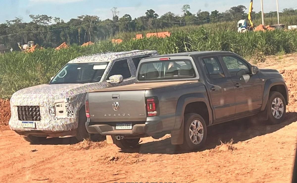 Nueva Volkswagen Amarok V6 2027 camuflada