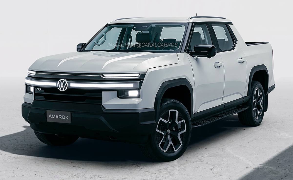 Nueva Volkswagen Amarok V6 2027 frente
