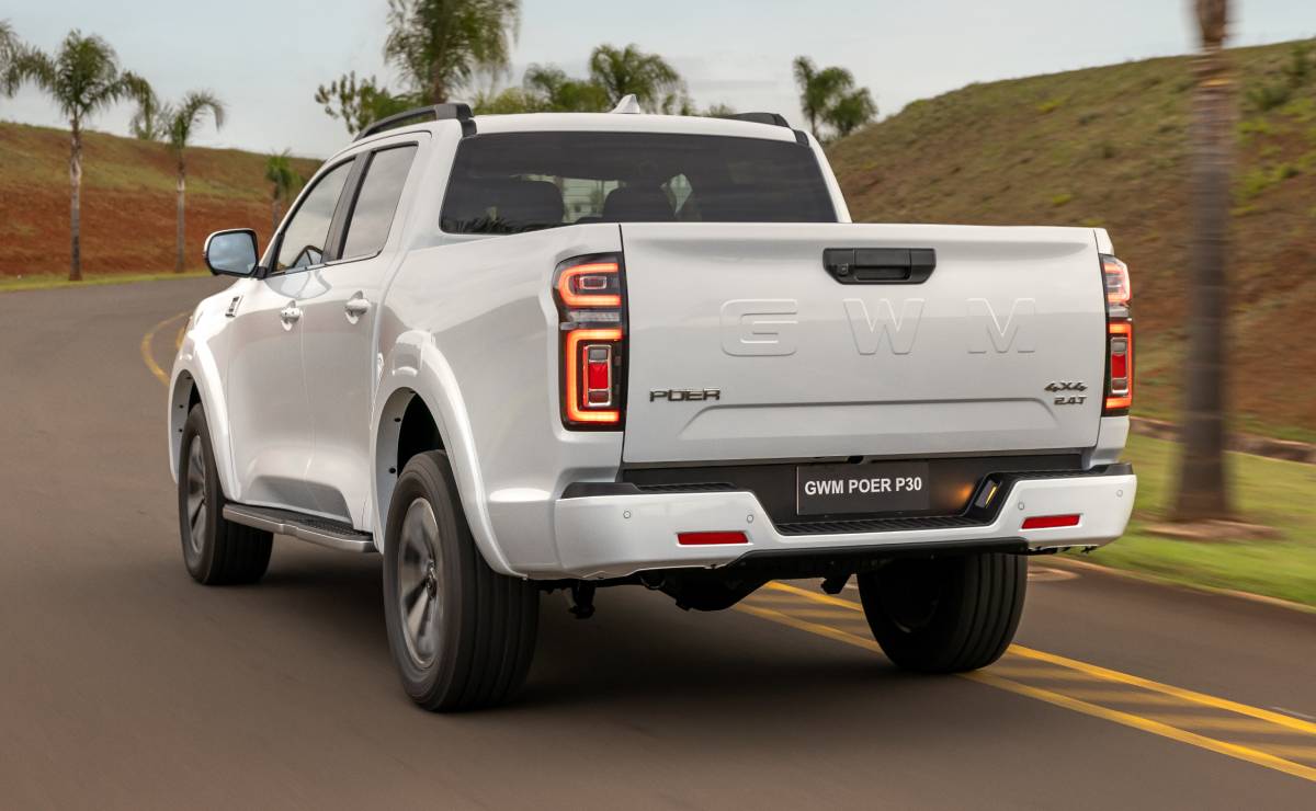 Pick up GWM Poer P30 accion trasera