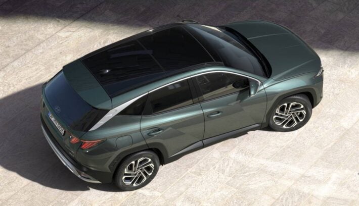 SUV Hyundai Tucson hibrida perfil