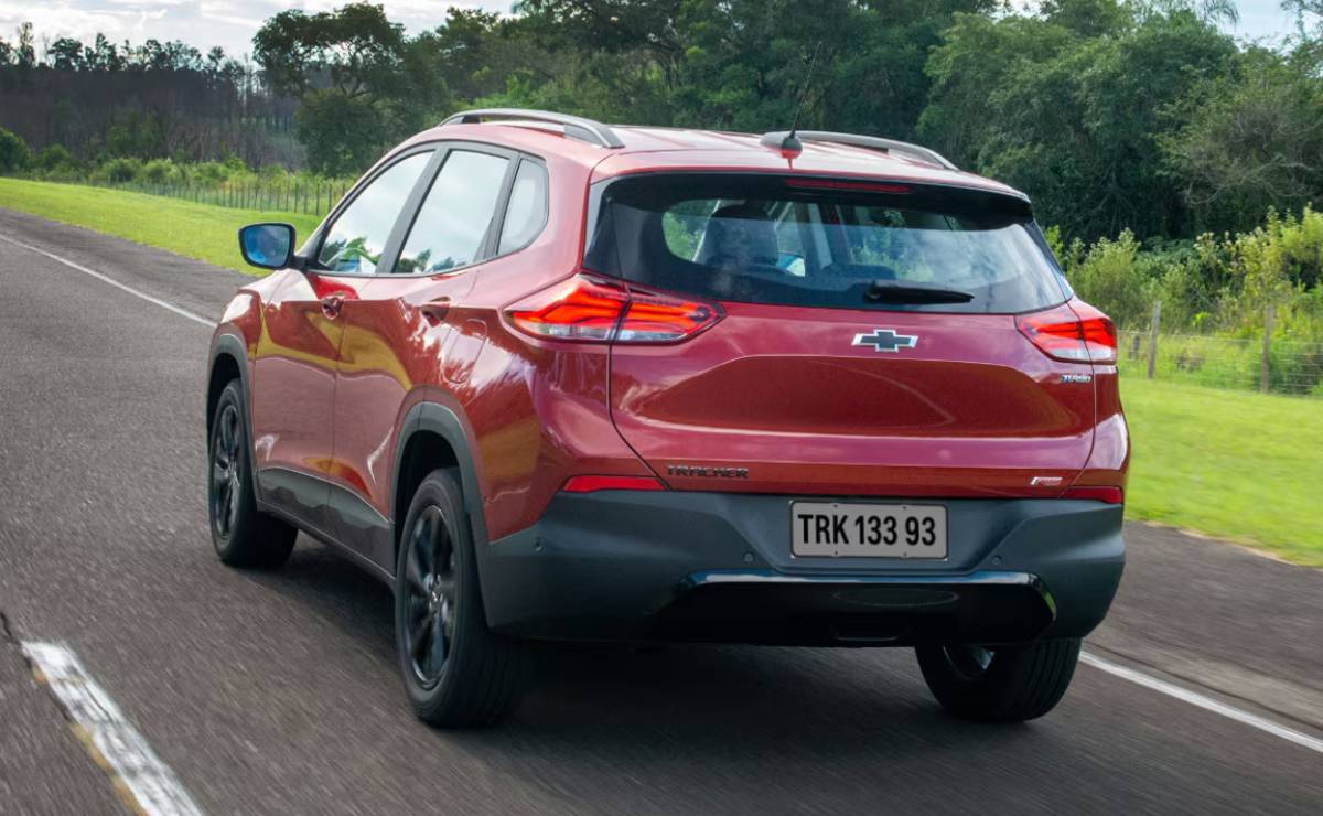 Chevrolet Tracker RS accion trasera