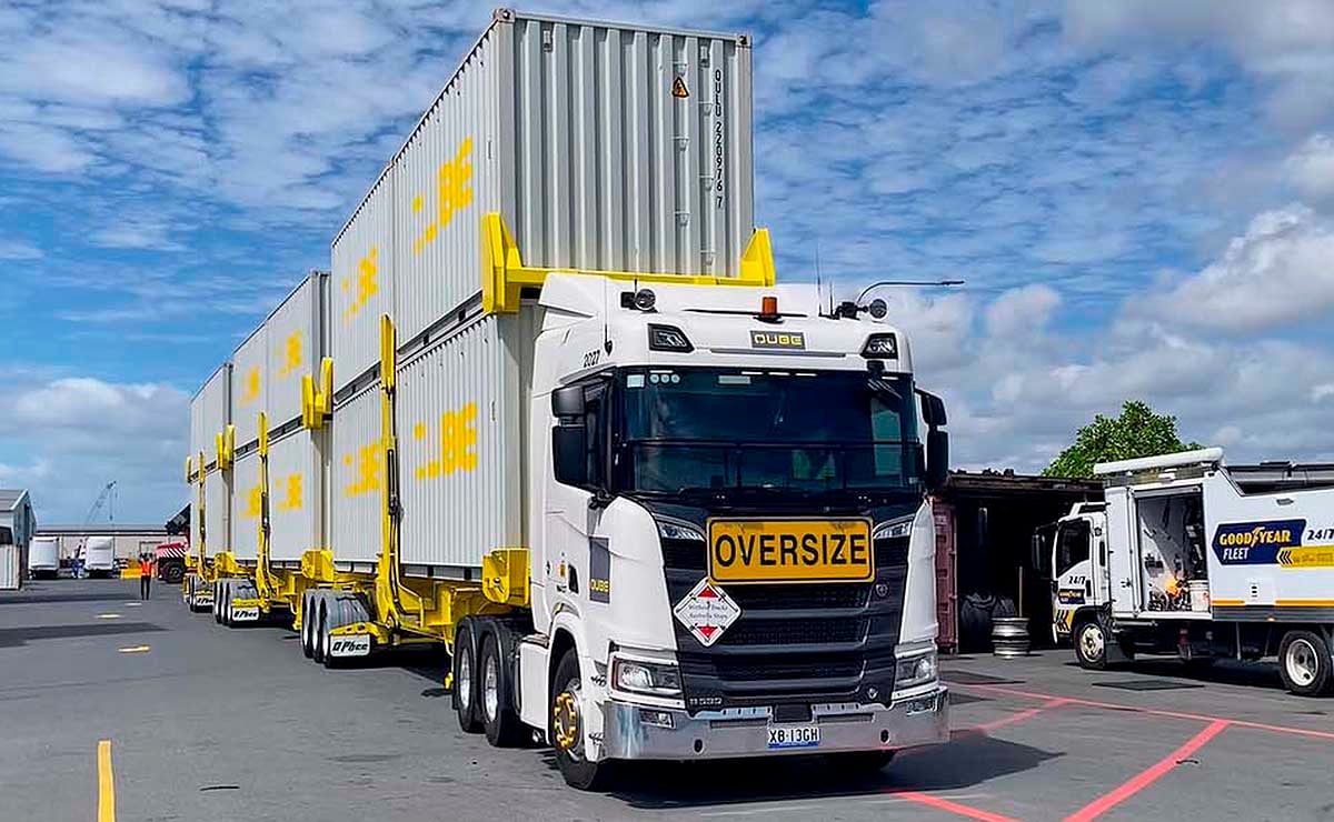 scania v8 carga 12 containers 2