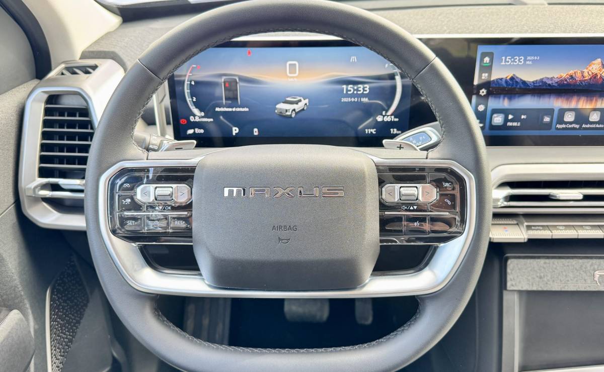 Nueva pick up Maxus T90 interior