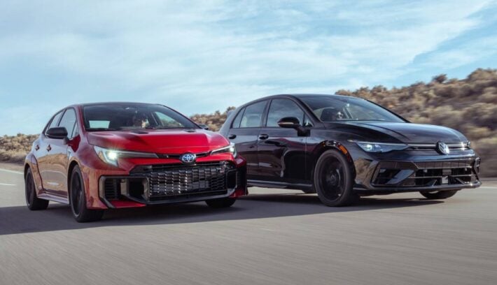 Volkswagen Golf R vs Toyota GR Corolla