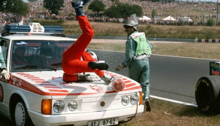 Piloto de F1 atropellado por auto de seguridad