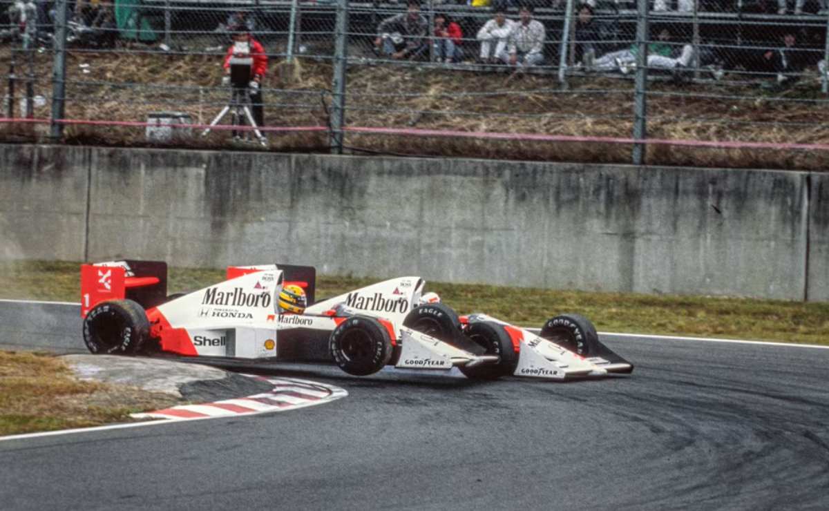 Senna Prost GP de Japón F1 1989