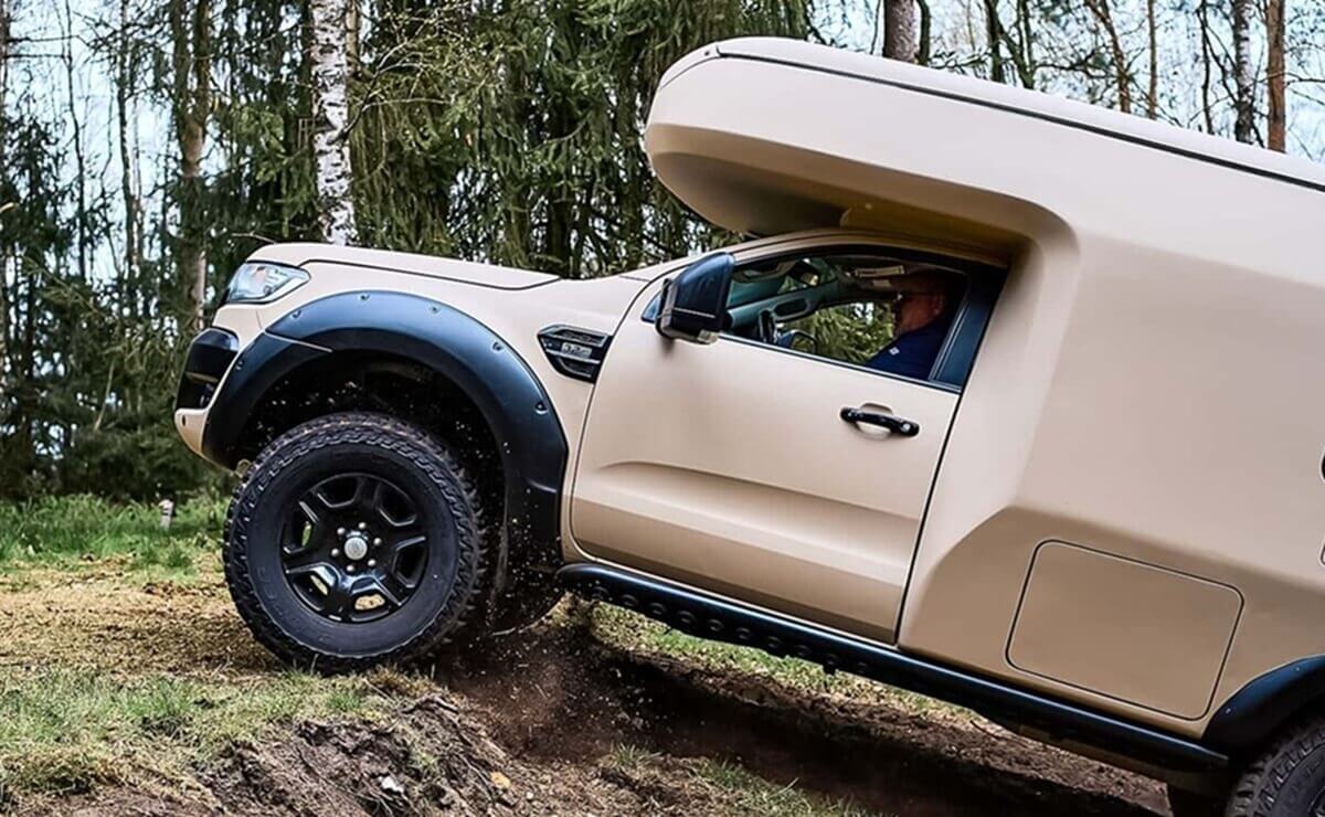Camper y pick up a la vez: el modelo que se basa en Ford Ranger y rompe todos los esquemas 1 Auriga Explorer, el modelo que es pick up y camper a la vez