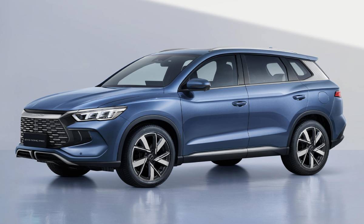 BYD Song Pro lanzamiento frente