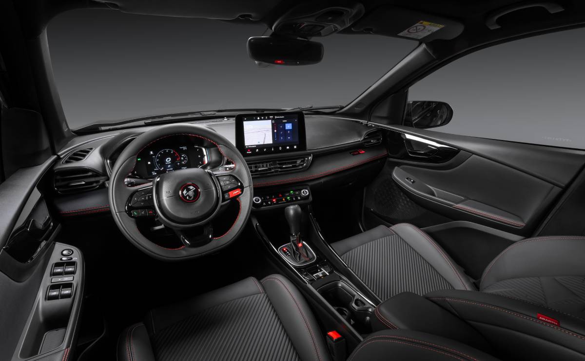 Fiat Pulse Abarth Stranger Things interior